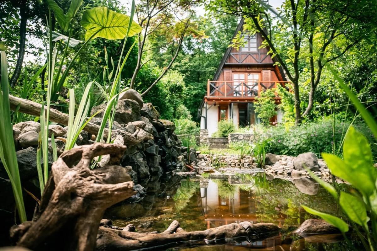 Villa Erdo Lelke Vendeghaz: Mesebeli, Erdoszeli Fahaz Panoramaval Nagymaros Exterior foto